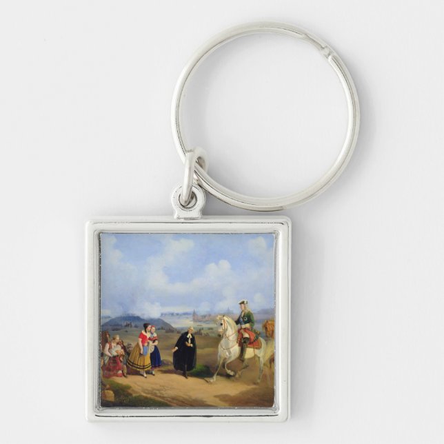 Llavero El pastor Ernst Glueck presenta a Marta (Frente)