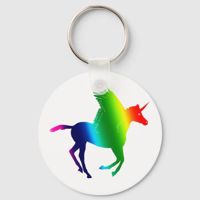 Llavero El Pegacorn Arcoiris (Anverso)