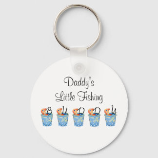 Llavero El pequeño amigo pescador de papá