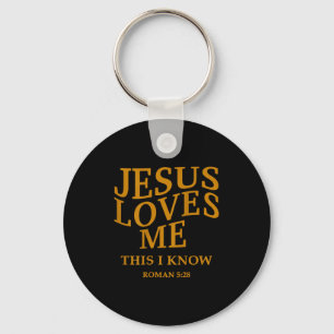 Llavero El pequeño Chica Jesús me ama esto lo conozco cris