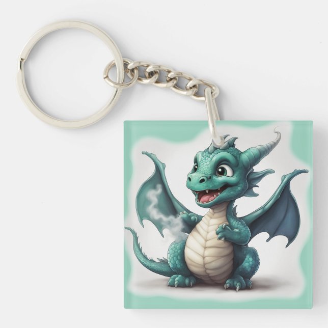 Llavero El Pequeño Dragón Mágico (Frente)