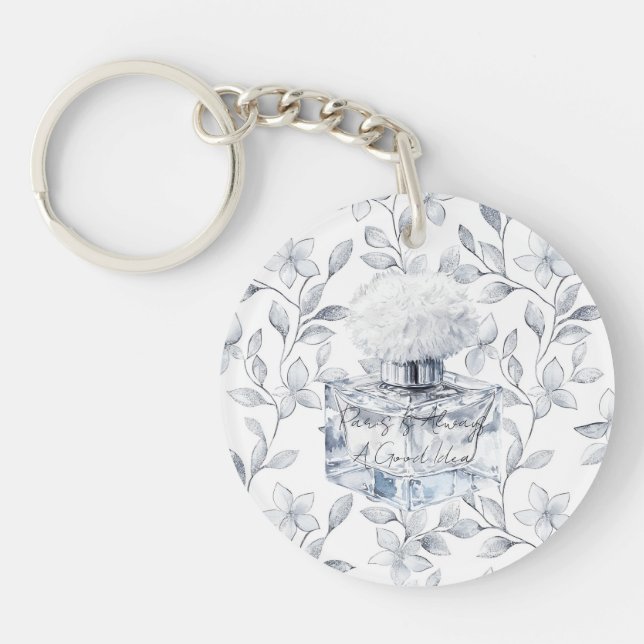 Llavero el perfume Paris is always a good idea deja (Frente)