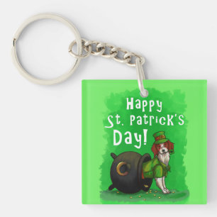 Llavero El perro del Día de San Patricio