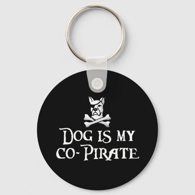 Llavero El perro es mi co-pirata (Anverso)