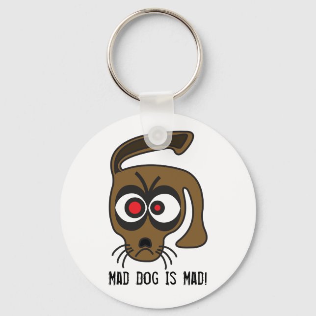 Llavero ¡El Perro Mad Está Mal! (Anverso)
