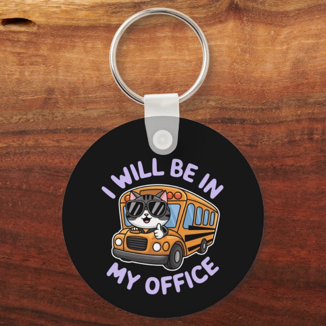 Llavero El personalizable estará en mi oficina manejando u (Anverso)