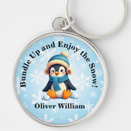 Llavero El personalizado Penguin "Acompáñate y disfruta de