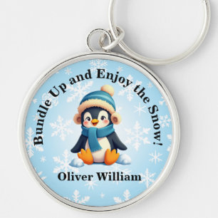 Llavero El personalizado Penguin "Acompáñate y disfruta de