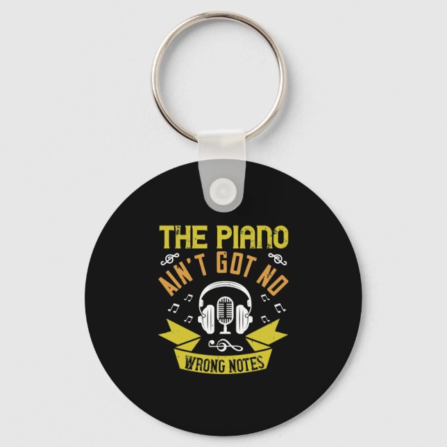 Llavero El Piano No Tiene Notas Equivocadas (Anverso)