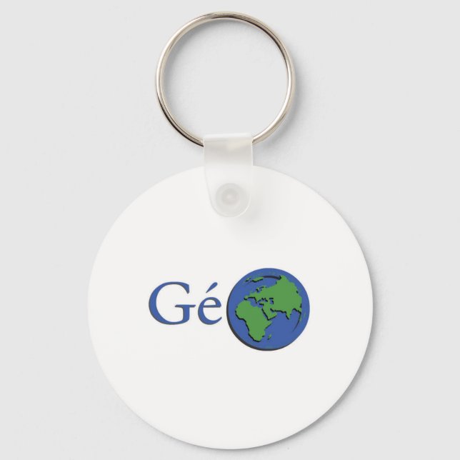 Llavero el planeta tierra - geografía (Anverso)