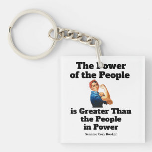 Llavero El poder del Keychain del pueblo