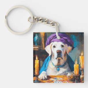 Llavero El Pooch Místico Gracioso perro de Fortuneteller