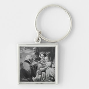 Llavero El primer de mayo de 1851, grabado por Werner