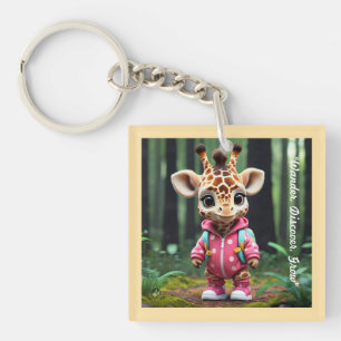 Llavero "El primer escape de Giraffe"