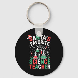 Llavero El profesor de ciencias favorito de Santa divertid