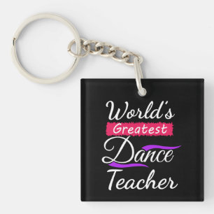 Llavero El profesor más grande de la danza del mundo