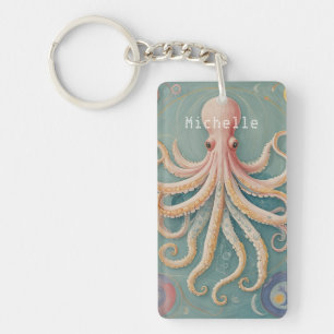 Llavero El pulpo pastel de los arrecifes encantados