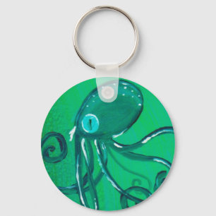 Llavero El pulpo pintado