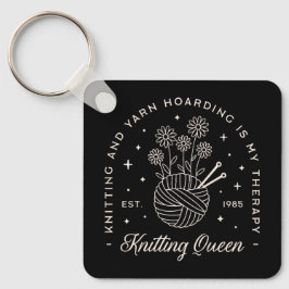 Llavero El punto es mi terapia de acaparamiento de hilos