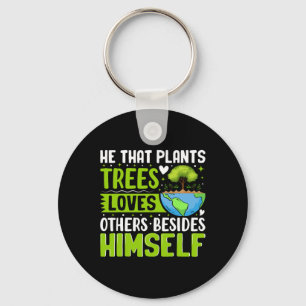Llavero El Que Plantas Árboles Ama A Otros Además De Él Mi