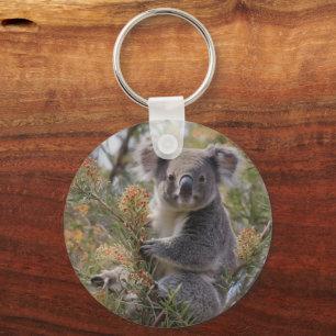 Llavero "El refugio de Koala: Enclavado en un árbol de gre