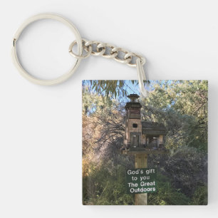 Llavero El regalo de Dios, el gran Rótulo al aire libre