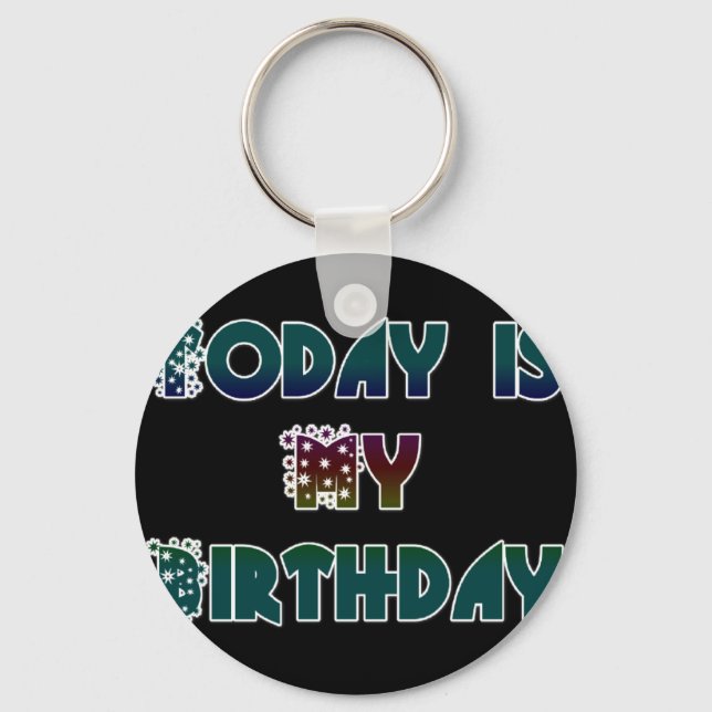 Llavero El regalo de Hakuna Matata Hoy es mi cumpleaños.pn (Anverso)