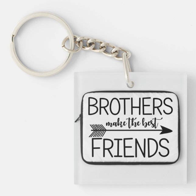 Llavero El regalo de Magnet, el mejor hermano del mundo (Frente)