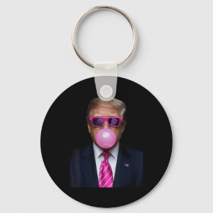 Llavero El regalo de Trump sobre la burbuja rosa 2024 Dive