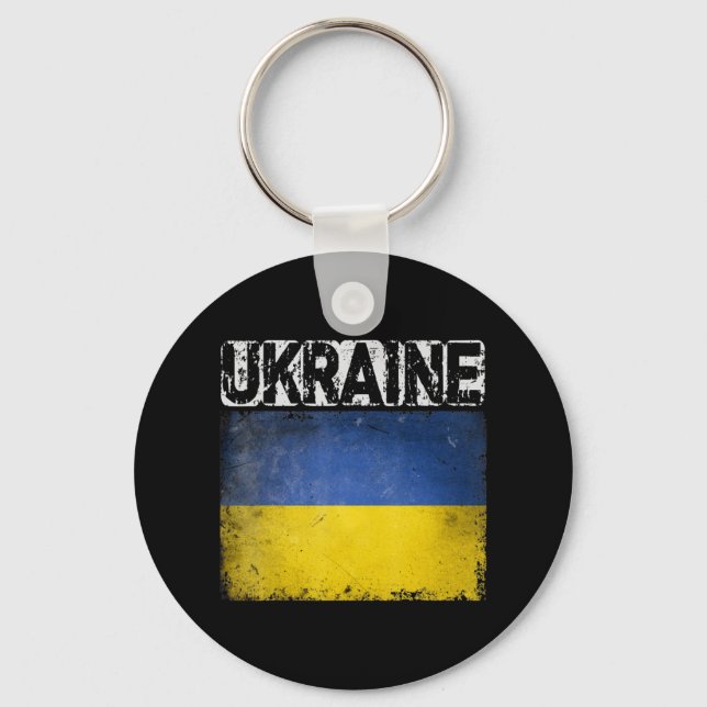 Llavero El regalo del orgullo de la bandera ucraniana (Anverso)