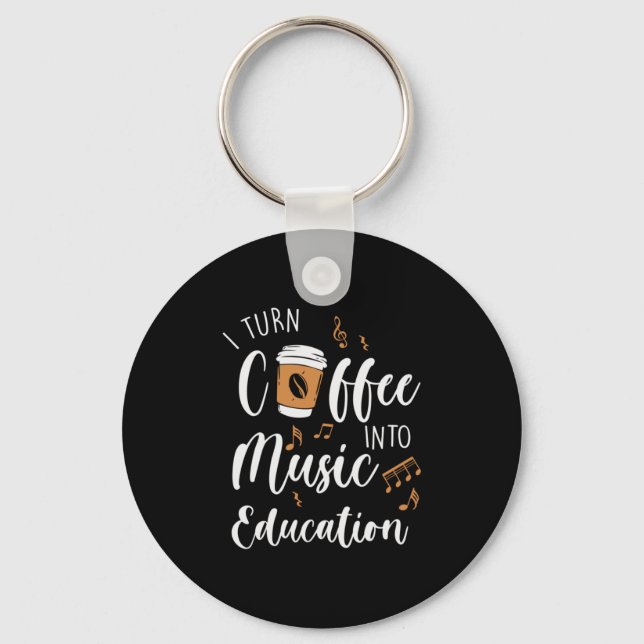 Llavero El regalo del profesor transformo el café en educa (Anverso)