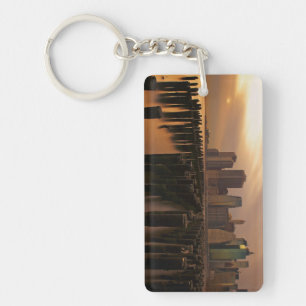 Llavero El resplandor de la puesta de sol durante los ciel