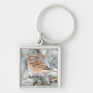 Llavero El resplandor de los árboles americanos en inviern