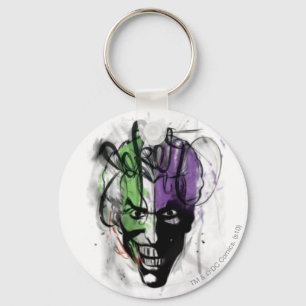 Llavero El retrato del aerógrafo de la Neon Joker