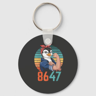 Llavero El Retro 8647 Es 2028 Y Sin Embargo Anti Trump Pin