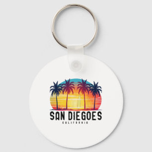 Llavero El Retro San Diego Bebe Surfboa California