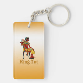 Llavero El rey Tut en su trono