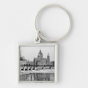 Llavero El río Isar en Munich, c.1910