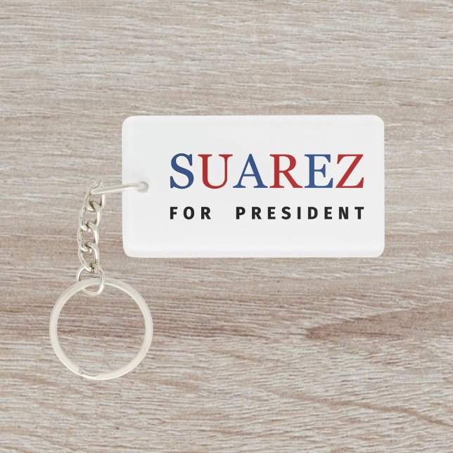 Llavero El Rojo Azul Moderno Francisco Suárez para Preside (Subido por el creador)
