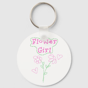 Llavero El rosa florece al florista