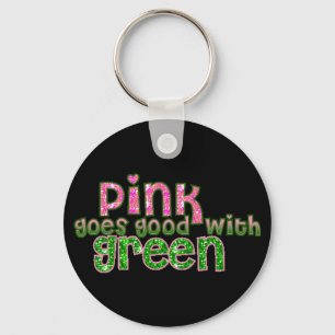 Llavero El rosa va con verde