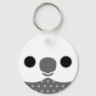 Llavero El rostro de una gallito de Pearl