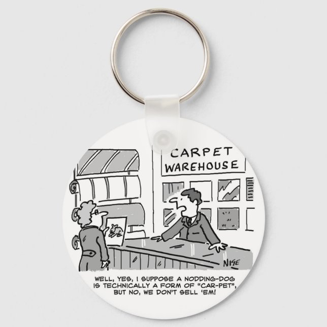 Llavero El Salón De Moqueta No Vende Perros Nodales. Diver (Anverso)