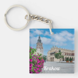 Llavero El salón de ropa en la plaza principal de Cracovia