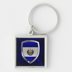 Llavero El Salvador Emblema Metálico