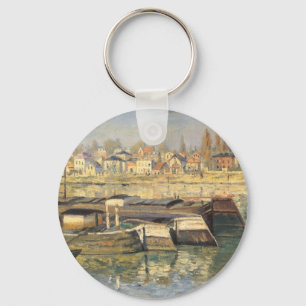 Llavero El Sena en Asnieres por Claude Monet