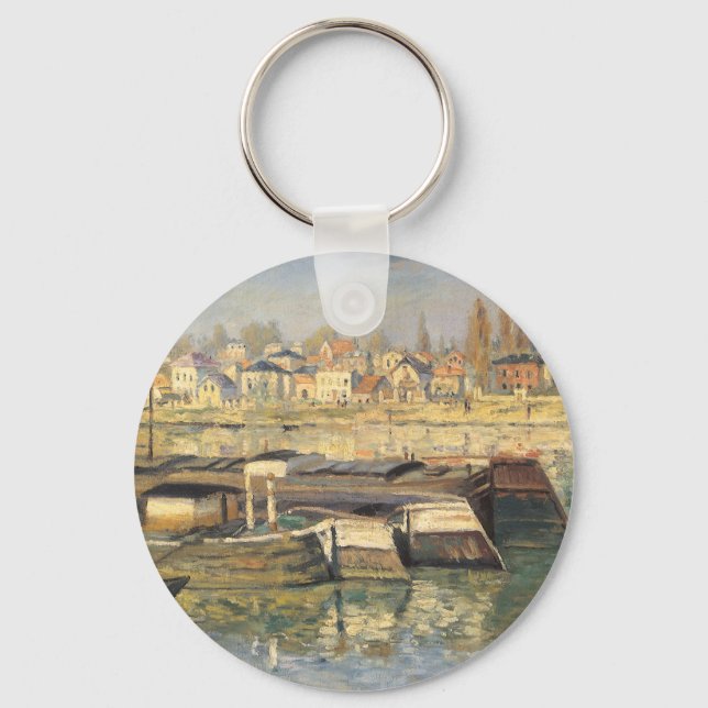Llavero El Sena en Asnieres por Claude Monet (Anverso)