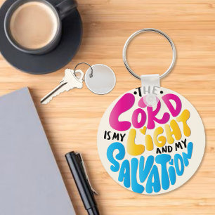 Llavero El Señor es mi luz y mi llave de salvación