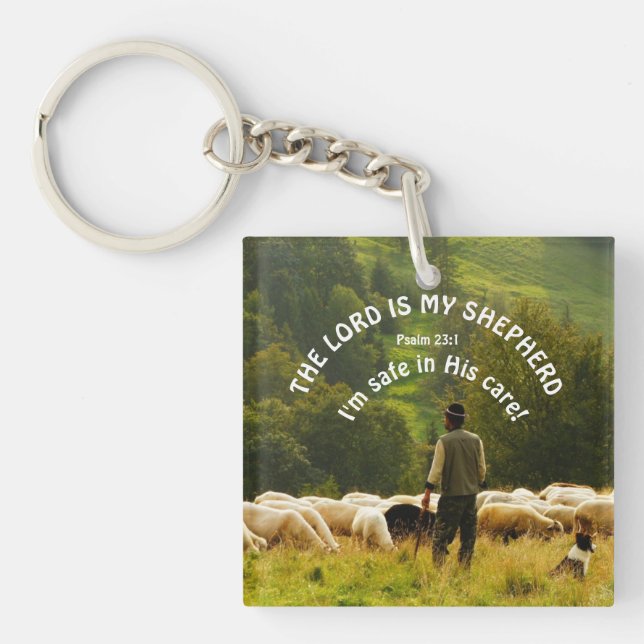 Llavero El Señor es mi Shepherd Keychain (Frente)