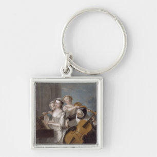 Llavero El sentido de la audiencia, c.1744-7 (aceite en